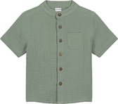 Prénatal peuter blouse - Jongens - Light Khaki Green - Maat 104