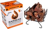 Namibian Hardwood | Sekelboshout | Sickle Bush voor braai en hout BBQ | 10 kg doos