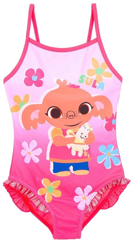 Bing Bunny badpak - roze - BING zwempak - maat 116