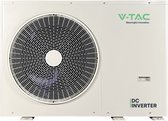 V-TAC VT-M8KW-P1H3-W Warmtepompen - ATW Monobloc - R32 - DC ventilator - 220-240V - 1 fase 8kW met back-up verwarming 3kW