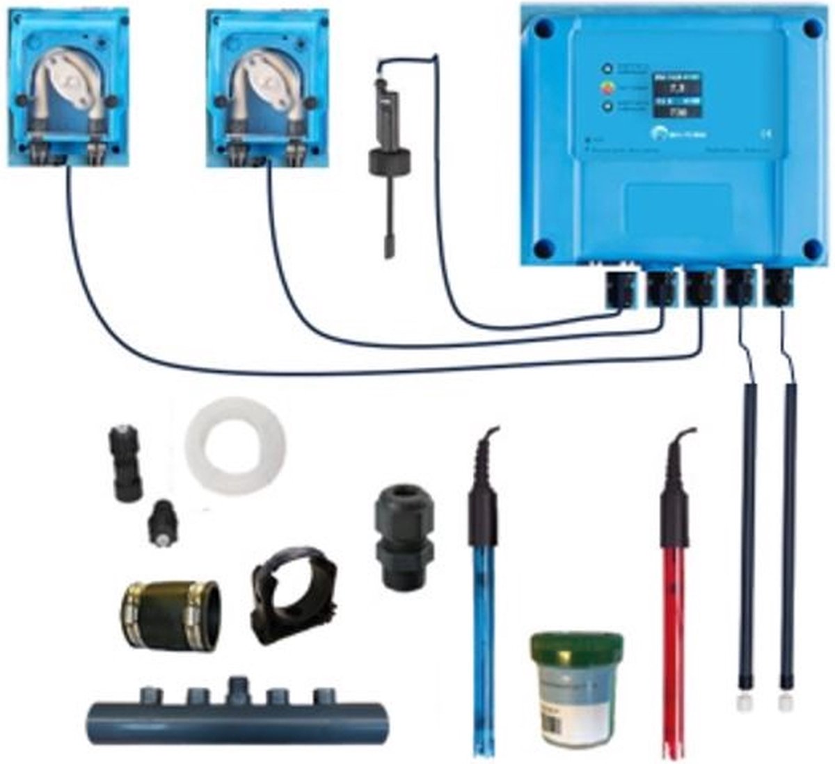 POOLTRONICS DIY – Automatisch Chloor en Ph Dosering Systeem Waterbehandeling zwembad pakket om zelf te bouwen en te installeren – MET FLOWSWITCH, MET LEVELSWITCH POOLTRONICS DIY – Automatisch Chloor en Ph Dosering Systeem Waterbehandeling zwembad pakket om zelf te bouwen en te installeren – MET FLOWSWITCH, MET LEVELSWITCH