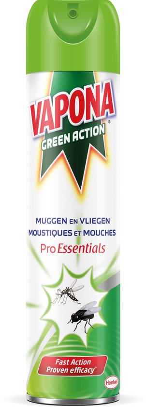 Foto: Vapona green action vliegende insectenspray insectenbestrijding 400 ml