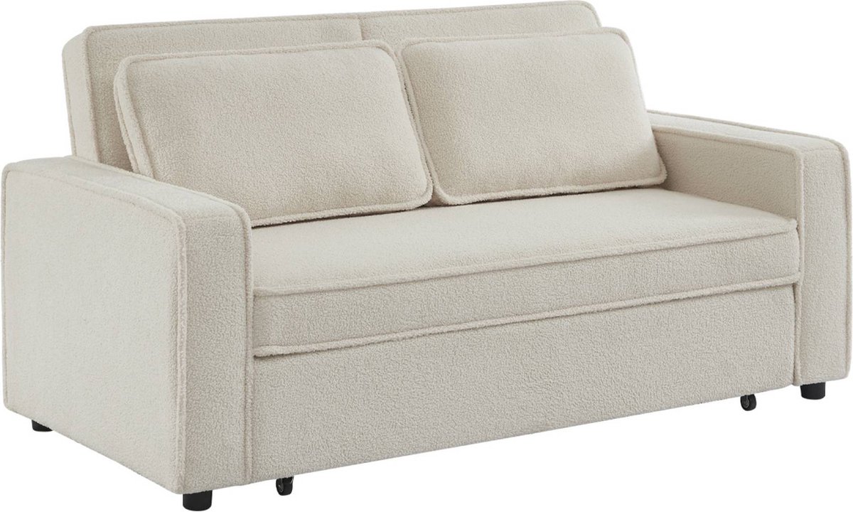 sweeek - 2-zits bouclé slaapbank - chill