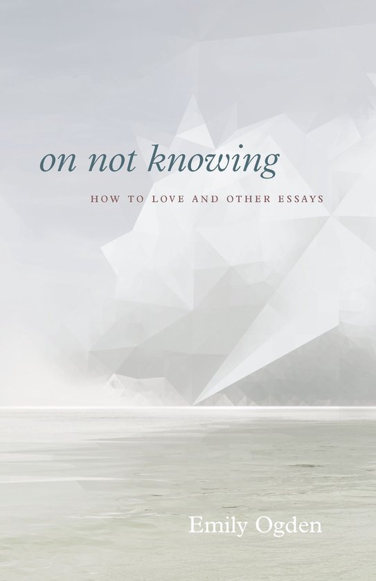 On Not Knowing - cover