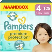 Pampers Premium Protection Maat 4 - 125 Luiers Maandbox
