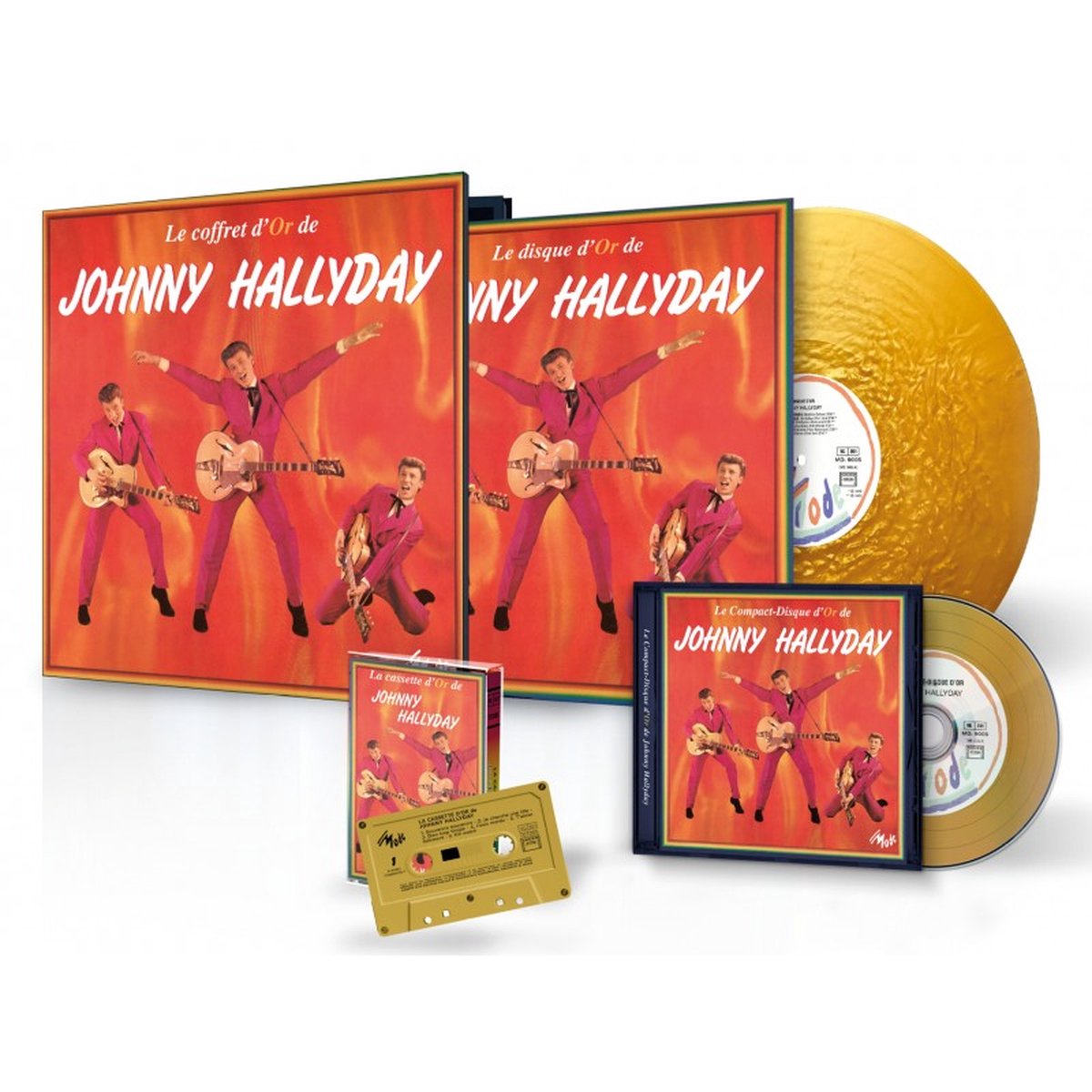 Johnny Hallyday - La Coffret D'Or (LP)