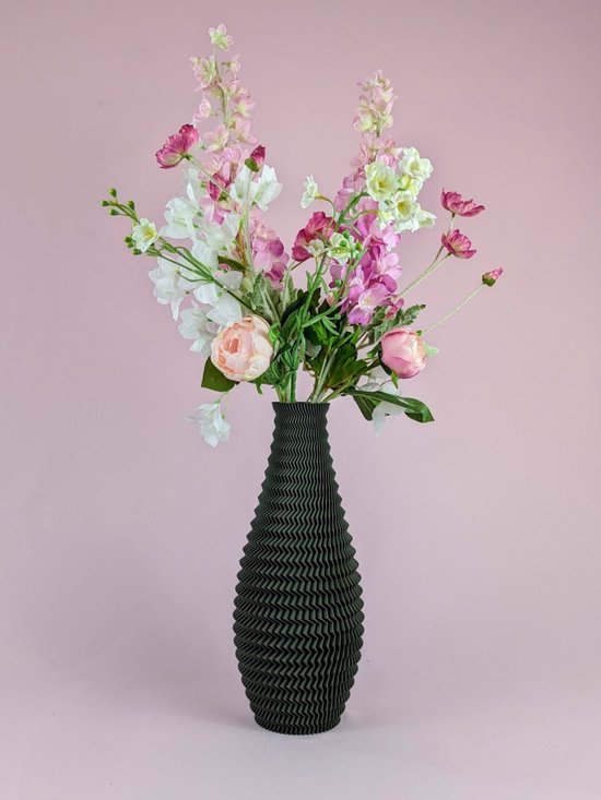 Zijden bloemen boeket - 80cm hoog - Kunstboeket 