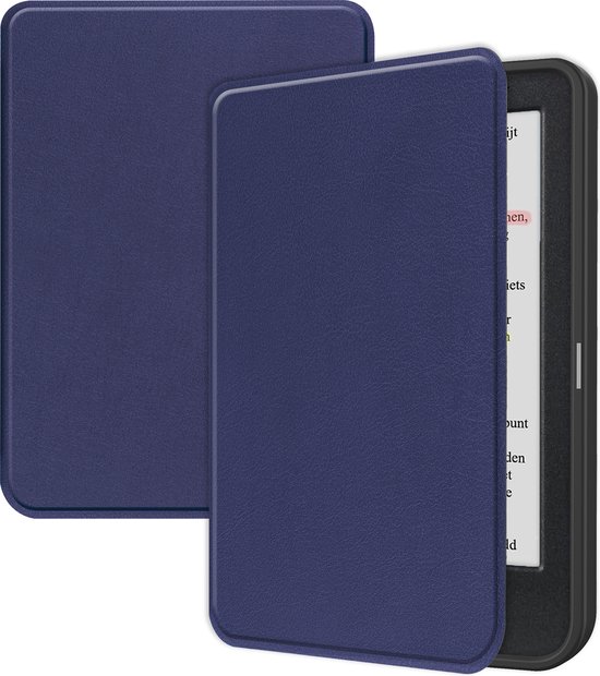 Étui adapté pour Kobo Clara Color Case Étui de protection Housse de Luxe Sleep Cover - Étui adapté pour Kobo Clara Color Case Bleu foncé