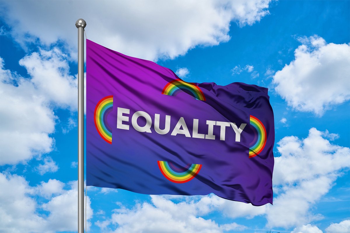Equality LGBTQ Vlag - 120x80cm