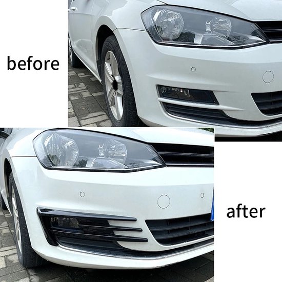 MACHSWON Voorbumper mistlamp Lamp Cover Bezel Grille Frame Rechts