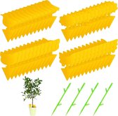 48 Pcs Insect Traps - Yellow Glue Traps for Indoor Outdoor Plants - Fly, White Flies, Fruit Fly, Aphids