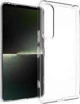 Transparant Dun TPU Hoesje Geschikt voor Sony Xperia 1 VI | Back Cover | Lichtgewicht | Ultra Dun Hoesje | Flexibel | Zacht TPU | Doorzichtig