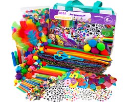 foto van GoodsFrom Knutselset voor Meisjes en Jongens -Creatief Speelgoed voor Kinderen - Knutselset - Knutselkoffer - Knutselpakketten
