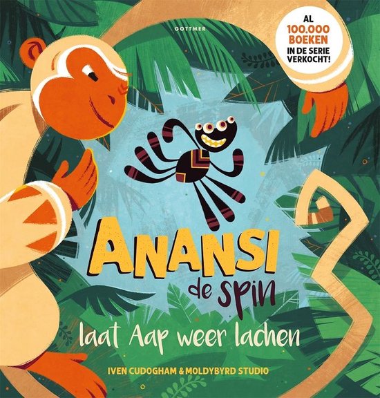 Foto: Anansi de spin anansi de spin laat aap weer lachen