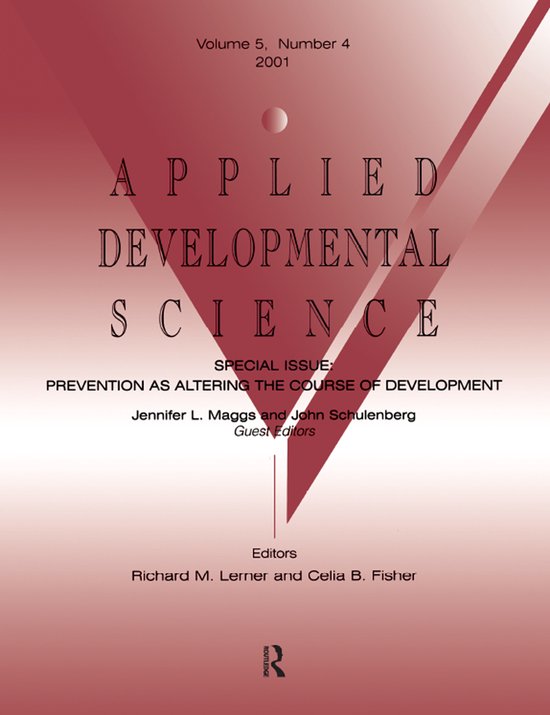 Prevention As Altering the Course of Development - cover