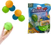 Water Ballonnen - Herbruikbare Zelfsluitend - Water Ballon - 6 stuks - Verschillende kleuren - Waterpret - Waterplezier voor kinderen
