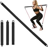 Weerstand Band Bar Draagbare Pilates Bar voor Thuis Workout - Topfinder Fitness Bands Home Gym Apparatuur