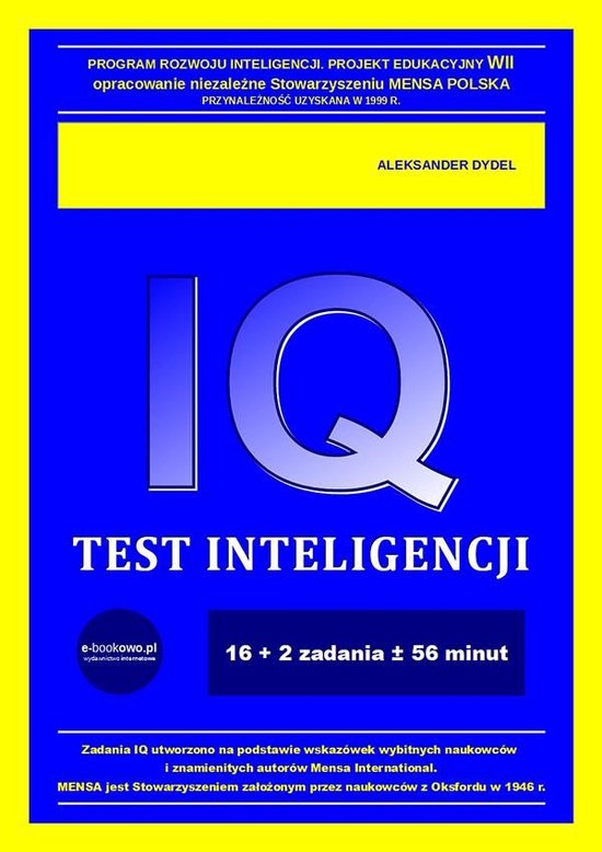 Test inteligencji IQ - cover