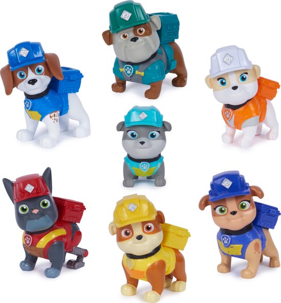 Rubble & Crew - Coffret cadeau avec 7 figurines de jeu
