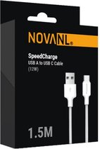NOVANL SpeedCharge 1.5M USB A naar USB-C Kabel 12W