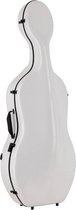 cello case 4/4 full carbon, white carbon pattern, 3,8kg Leonardo CC-844-WH