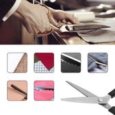 Professionele Kartelschaar met Comfortgrepen voor Nauwkeurig Knipwerk - Zigzagschaar voor Hobby- en Kleermakerij - Duurzame Papierschaar met Ergonomisch Ontwerp