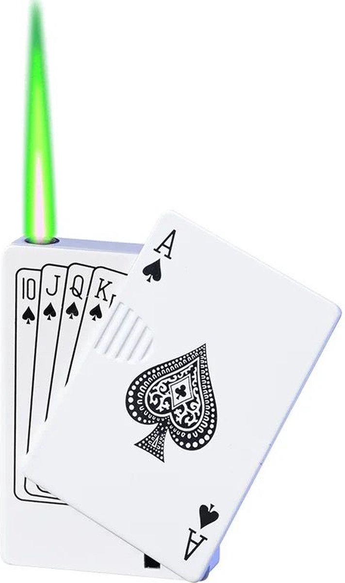 Goedkoopste Giftpoint Aansteker Gas - Poker Aansteker - Luxe Aansteker - Aansteker Windproof - Aanstekers - Kerstcadeau - Cadeau voor Hem - Vaderdag Cadeau - Valentijn Cadeau