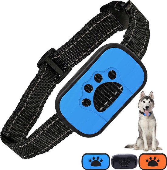 Anti Blafband - Blafband Voor Honden - Anti Blaf Apparaat - Blafband - Zonder Schok - USB Oplaadbaar - Voor Grote En Kleine Honden - Opvoedingshalsband