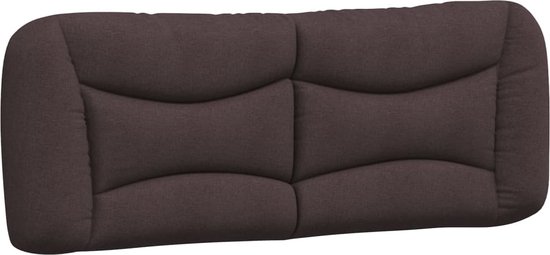 VidaXL Coussin De Tête De Lit, Oreiller De Lecture Avec Fermeture à Glissière, Coussin De Lecture Pour Lit Chambre, Taupe 374620 - Maison