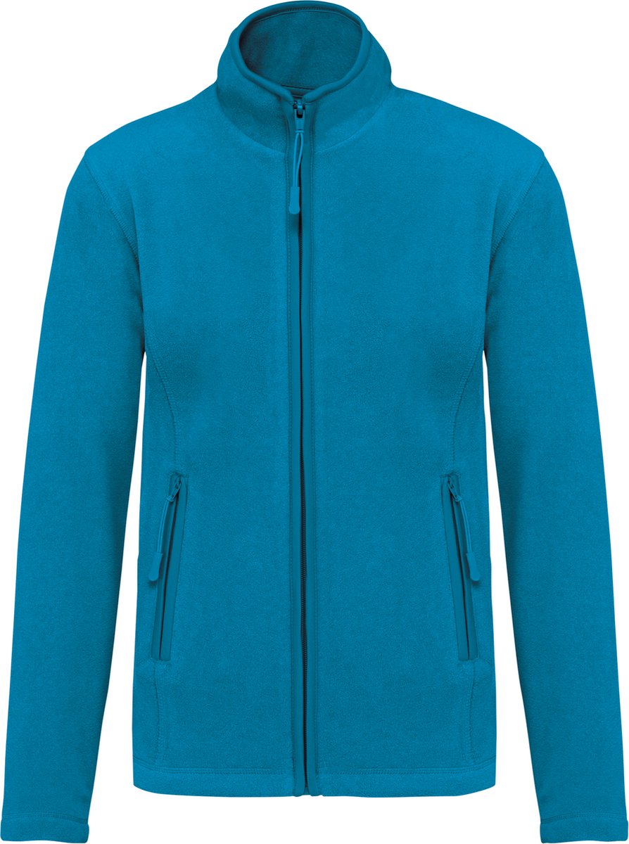 Kariban Microfleece met rits dames K907 Tropical Blauw