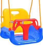 JAXY Meegroei Schommel - Baby Schommel - Schommel Baby Binnen en Buiten - Swing - Babyschommel Buiten - Peuterschommel - Kinderschommel - 3 in 1 Schommelzitje