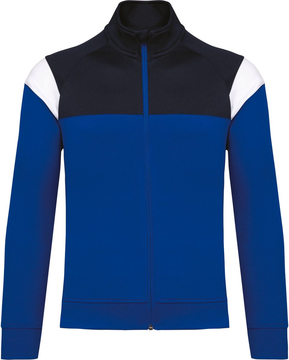 PROACT® Kinder trainingsjasje met rits PA391 Dark Royal 6/8 years 6/8 ans Marineblauw