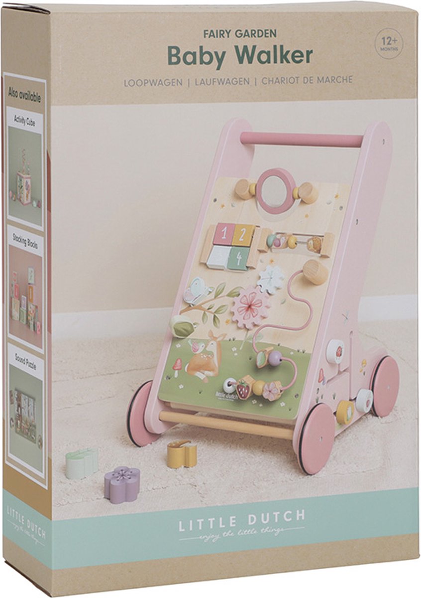Little Dutch Activiteiten loopwagen - Fairy Garden FSC — afbeelding 5