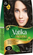 Bol.com Dabur Vatika Henna Hair Color 6x10 gr - Rich Black aanbieding
