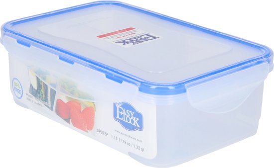 EasyLock Meal Prep Bakjes - Voedselcontainer, Opbergbox met deksel, Container, Opslagcontainer, Eten Gemakkelijk Bewaren