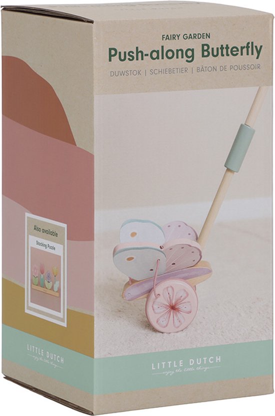 Little Dutch Duwstok Vlinder - Fairy Garden FSC van Little Dutch — afbeelding 2