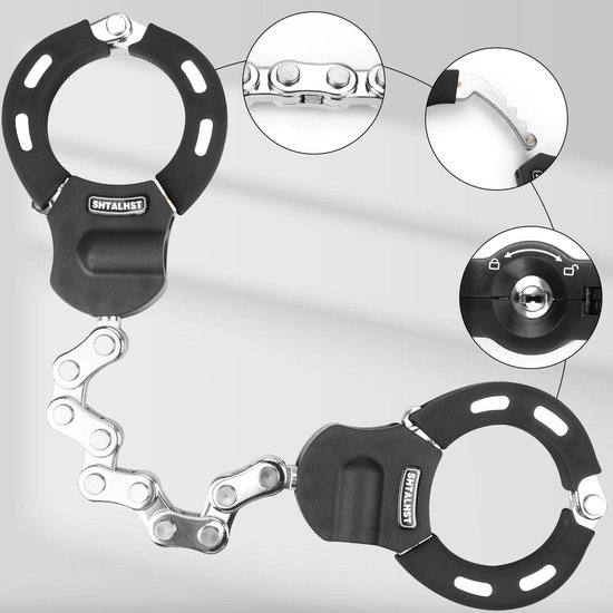 GuKKK E-scooterslot, 180 cm, anti-diefstalslot voor e-scooter, 1,63 kg