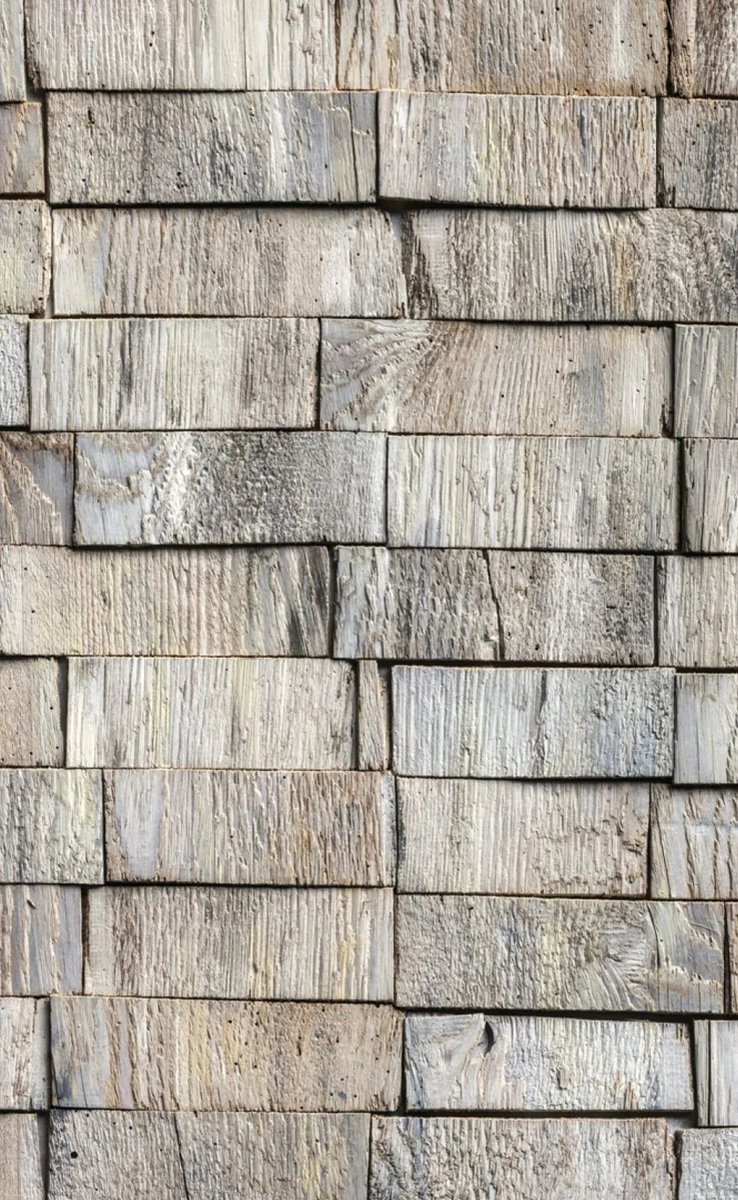 Decoratie plakfolie meubelfolie Woodstack 45 cm x 2 meter zelfklevend - Decoratiefolie - Plakplastic - Raamfolie - Hout stapel
