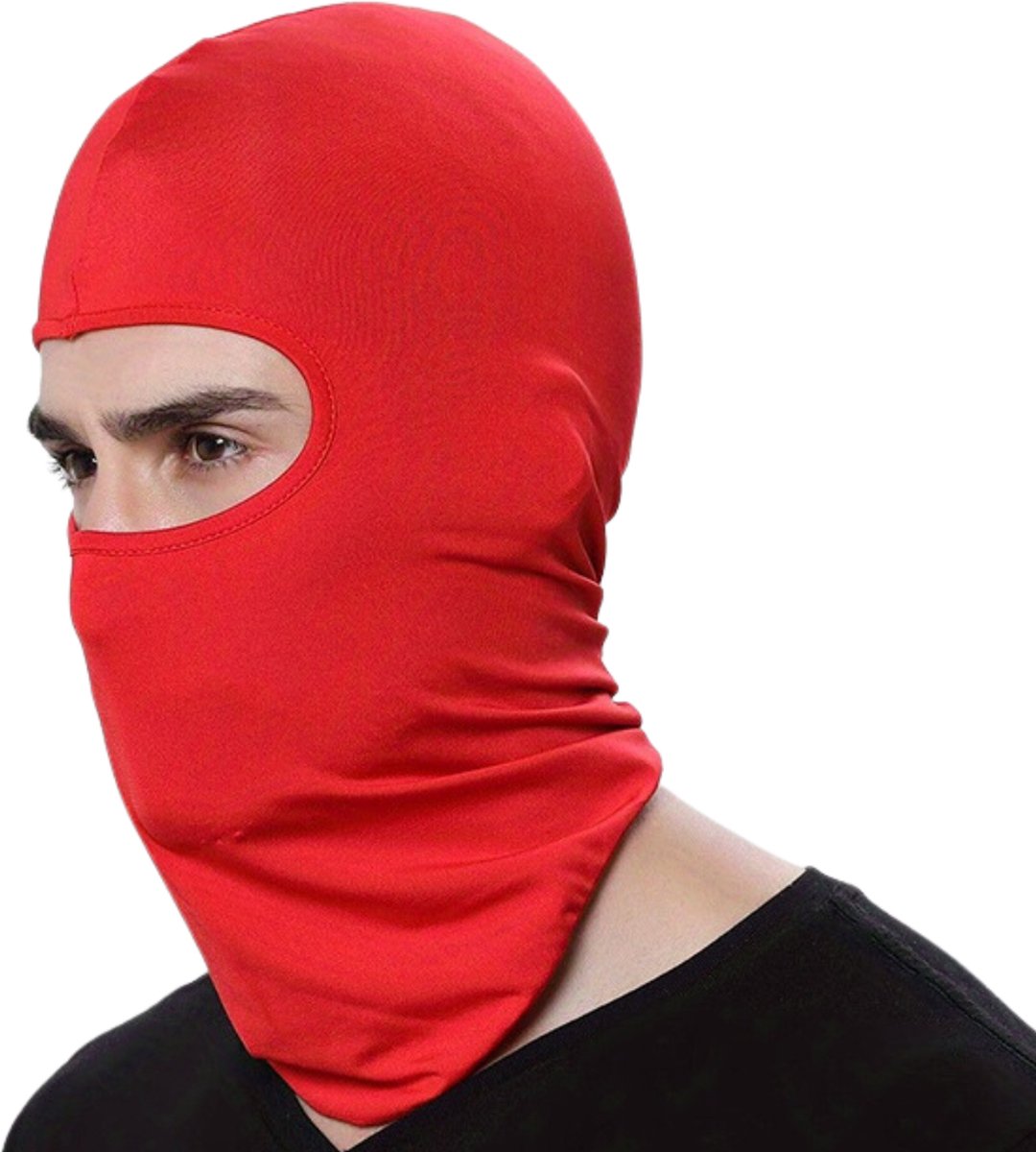 Nivard Ski Masker Ski Mask Balaclava Winter Masker Bivakmuts Full Face Mask Rood
