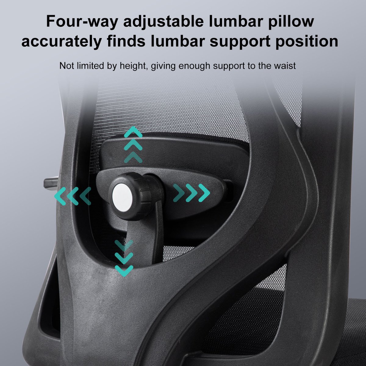 OFMOTRA Seven Comfort Ergonomische Bureaustoel met Lendensteun - afbeelding 2