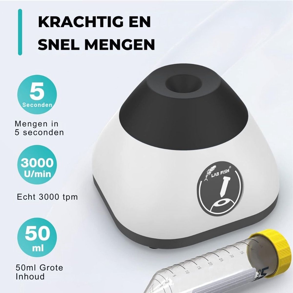 Mini Vortex Mixer – Leistungsstarker Farbrührer Mit 5200 U/min & 3 Geschwindigkeitsstufen Für Acrylfarbe, Nagellack & Tattoofarbe