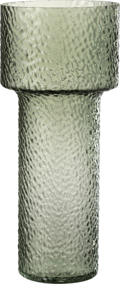 J-Line vaas Betty - glas - groen - large - 45 cm hoog