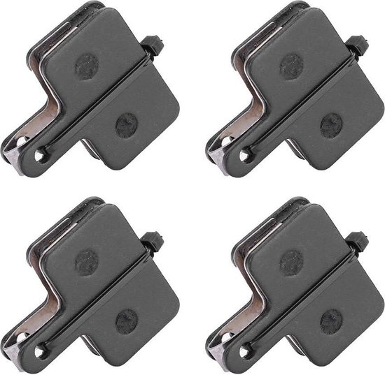 Plaquettes de frein de Vélo – 4 paires de plaquettes de frein à disque semi-métalliques en cuivre – Remplacement pour VTT et Vélos de course