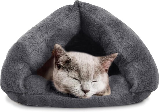 Kattenbed voor huiskatten, machinewasbare kattengrotbedden met
