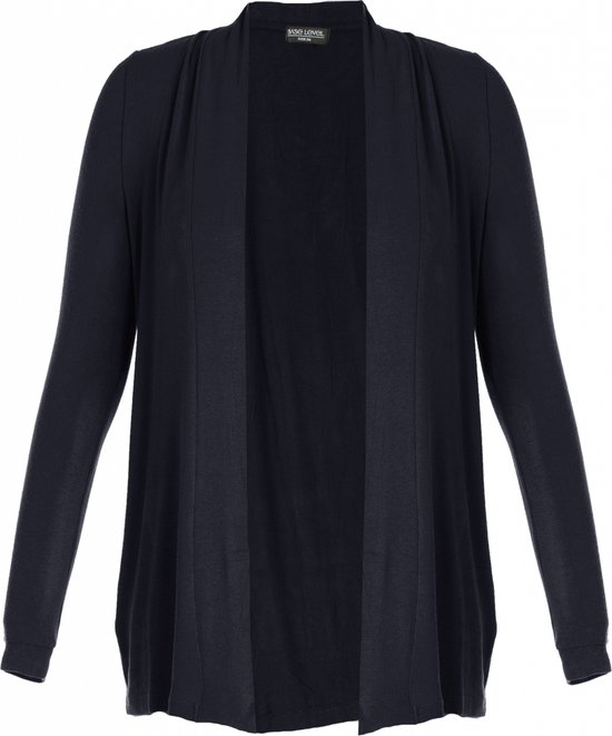 BASE LEVEL CURVY Ayla Vest - Dark Blue - maat X-0(44)