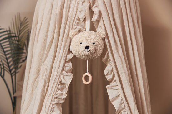 Jollein - Muziekhanger Teddy Bear (Naturel) - Muziekhanger Baby van Jollein — afbeelding 3