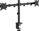 Bol.com Ranqer Monitor Arm Dual zwart aanbieding