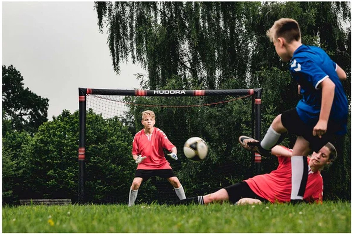 HUDORA Voetbaldoel Pro Tect 240 - 240x160x85cm — afbeelding 3