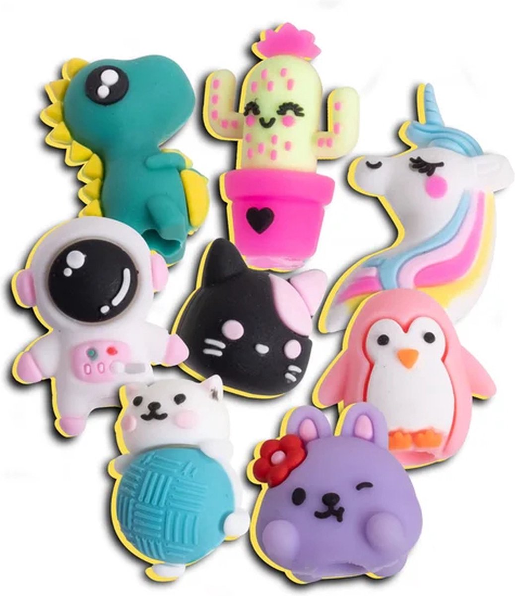 Clementoni iDea - Pennen Creatiestudio - Knutselpakket vol Accessoires - Kawaii Glitterpennen - Het Creatieve Cadeautje - Vanaf 6 jaar — afbeelding 4