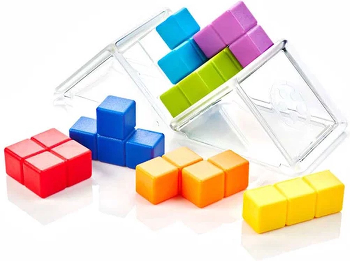 SmartGames Cube Puzzler Go - 3D Logisch Denkspel - 80 Educatieve Kubus Uitdagingen - IQ Breinbreker & Compact Reisspel - Vanaf 8 Jaar — afbeelding 7